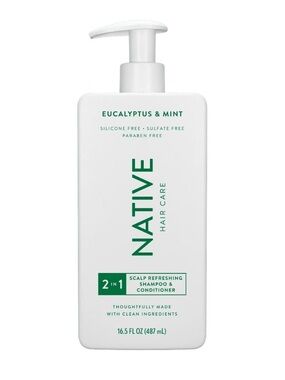 Native 2 In 1 Scalp Refreshing Shampoo & Conditioner, Eucalyptus & Mint, 16.5oz